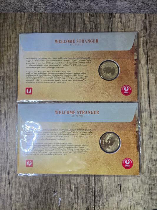 Welcome Stranger $1 2019 Melbourne Coin Show OVP PNC Set