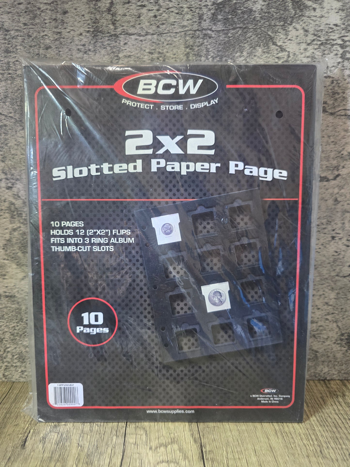 BCW slotted paper pages (10pk)