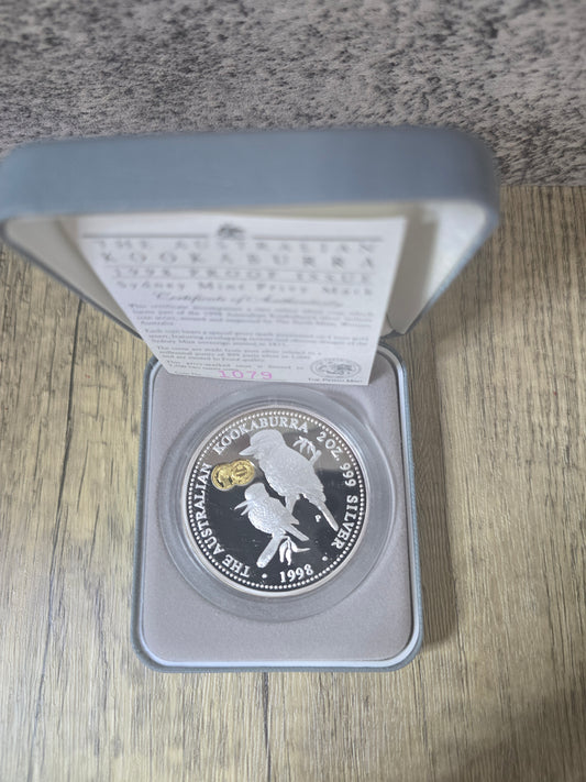 1998 Kookaburra 2oz St George-Dragon Privy insert