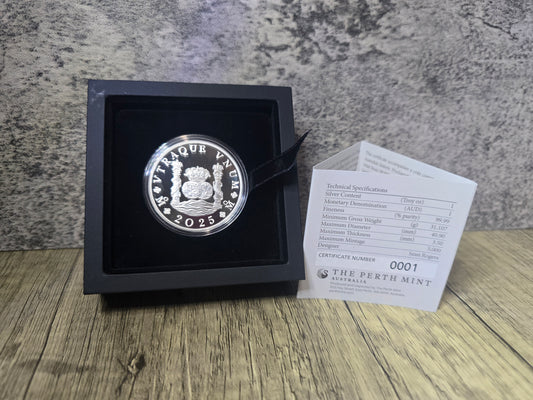 225th Anniversary of Proclamation Coins Proof 1oz 2025 (Cert#0001)