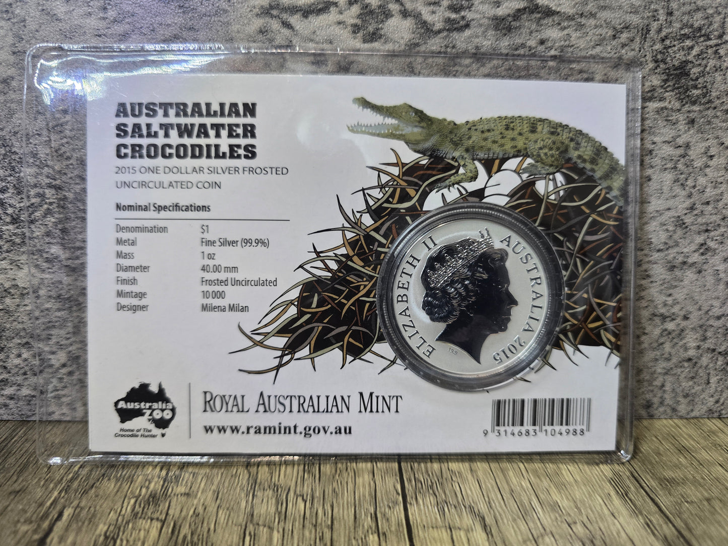 Agro Jr Crocodile 1oz 2015 🐊