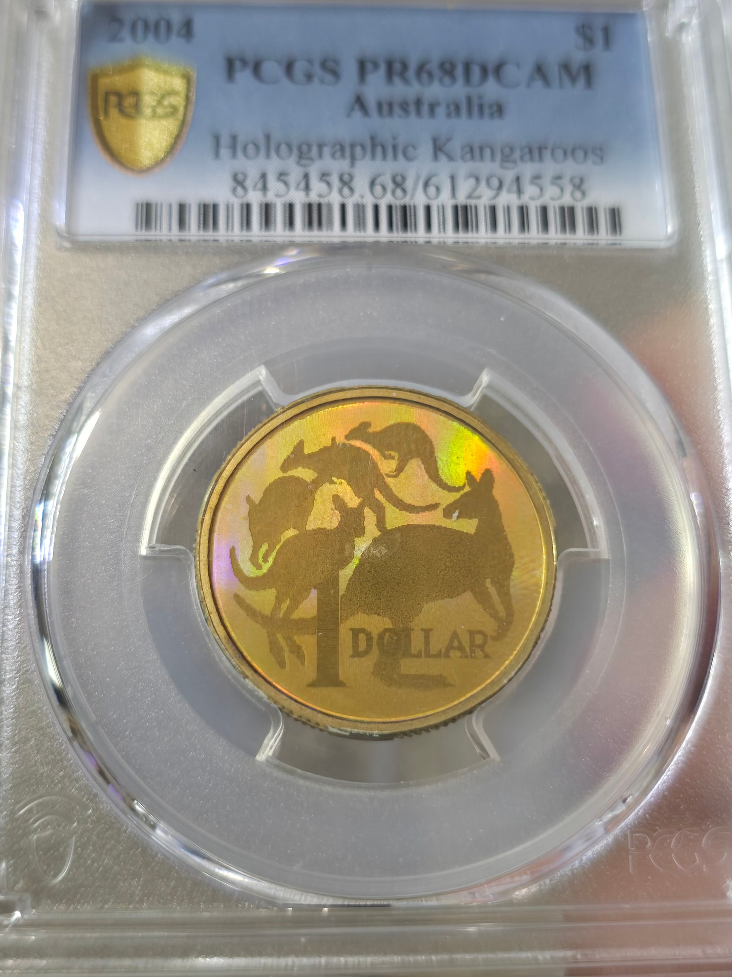 2004 Hologram $1 Mob of Roos PR68