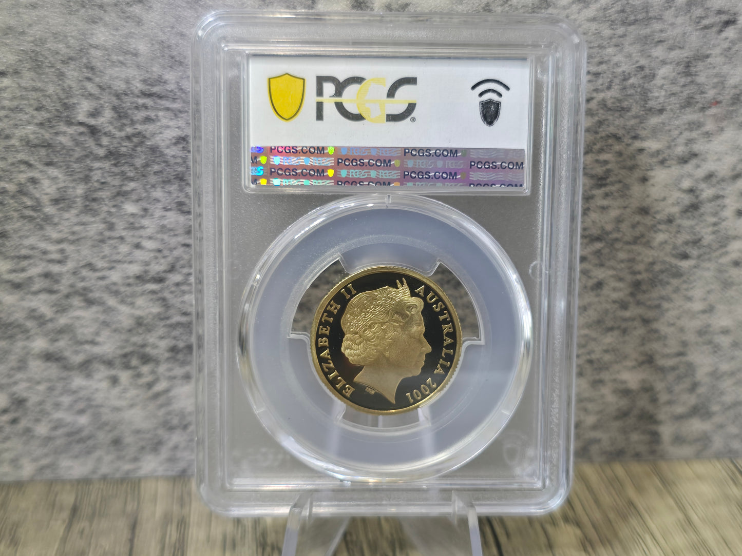 2001 Coloured $1 Federation PR69