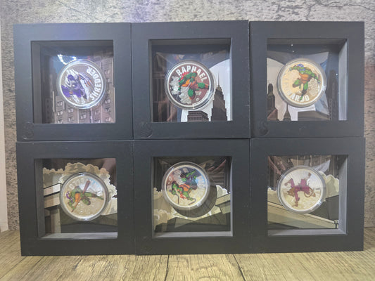 TMNT coloured 1oz silver proof 2024 (Set of 6)