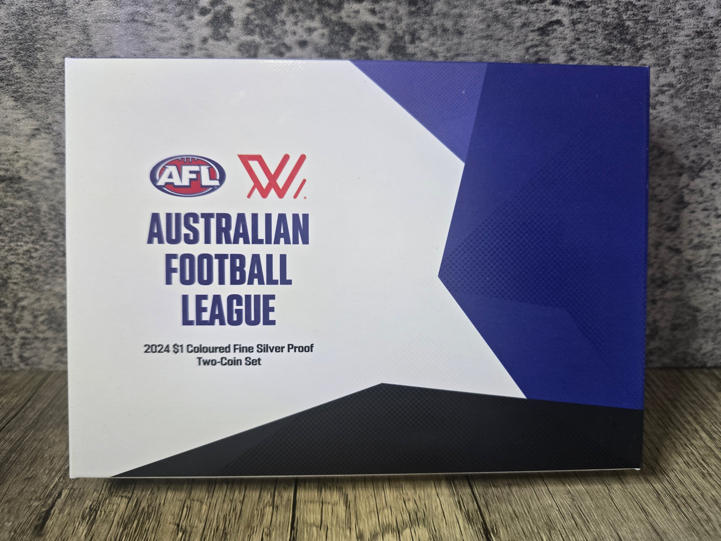 AFL 2024 2-coin Silver Coloured Proof Set