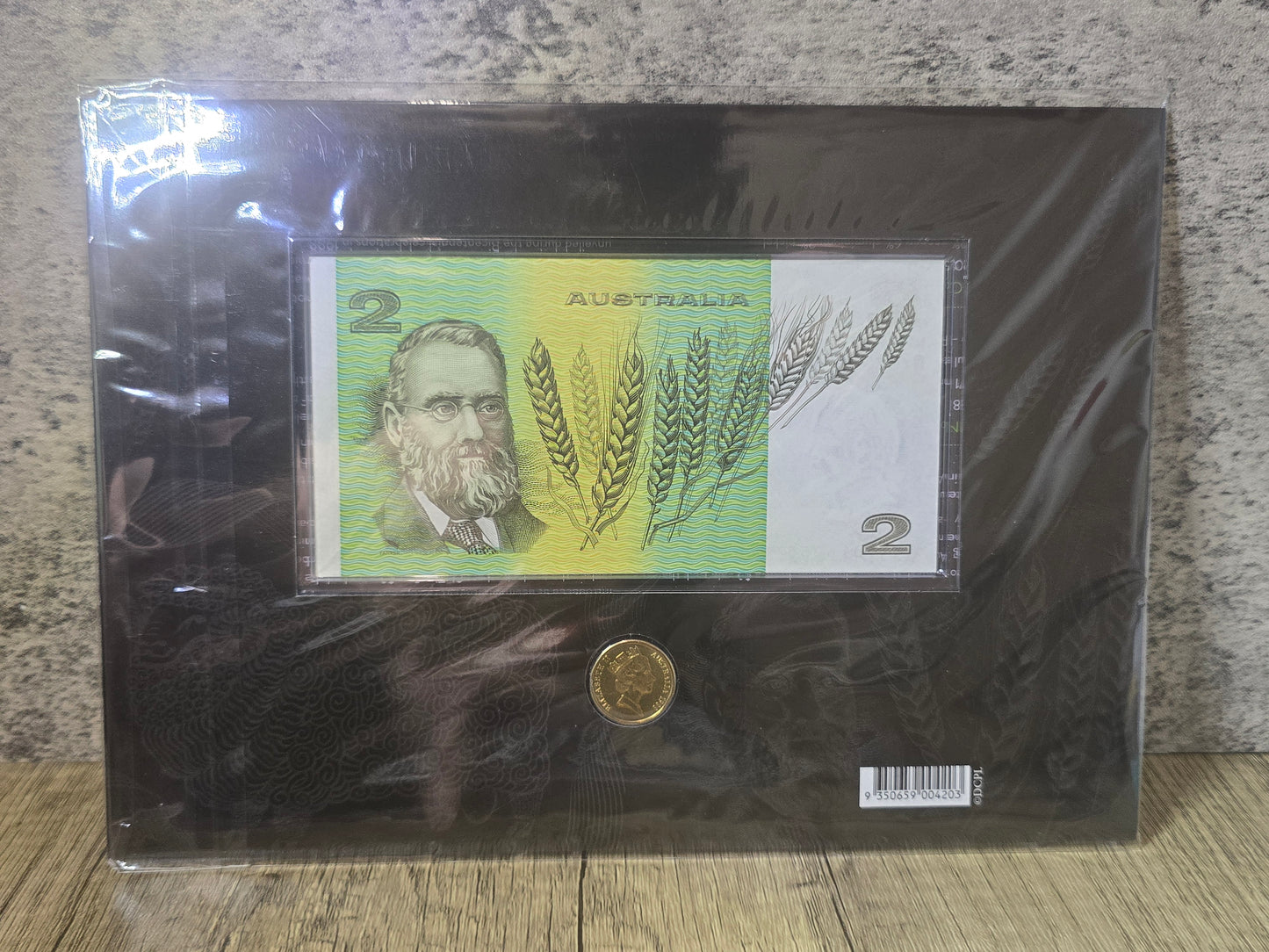 Downies $2 note/coin folio
