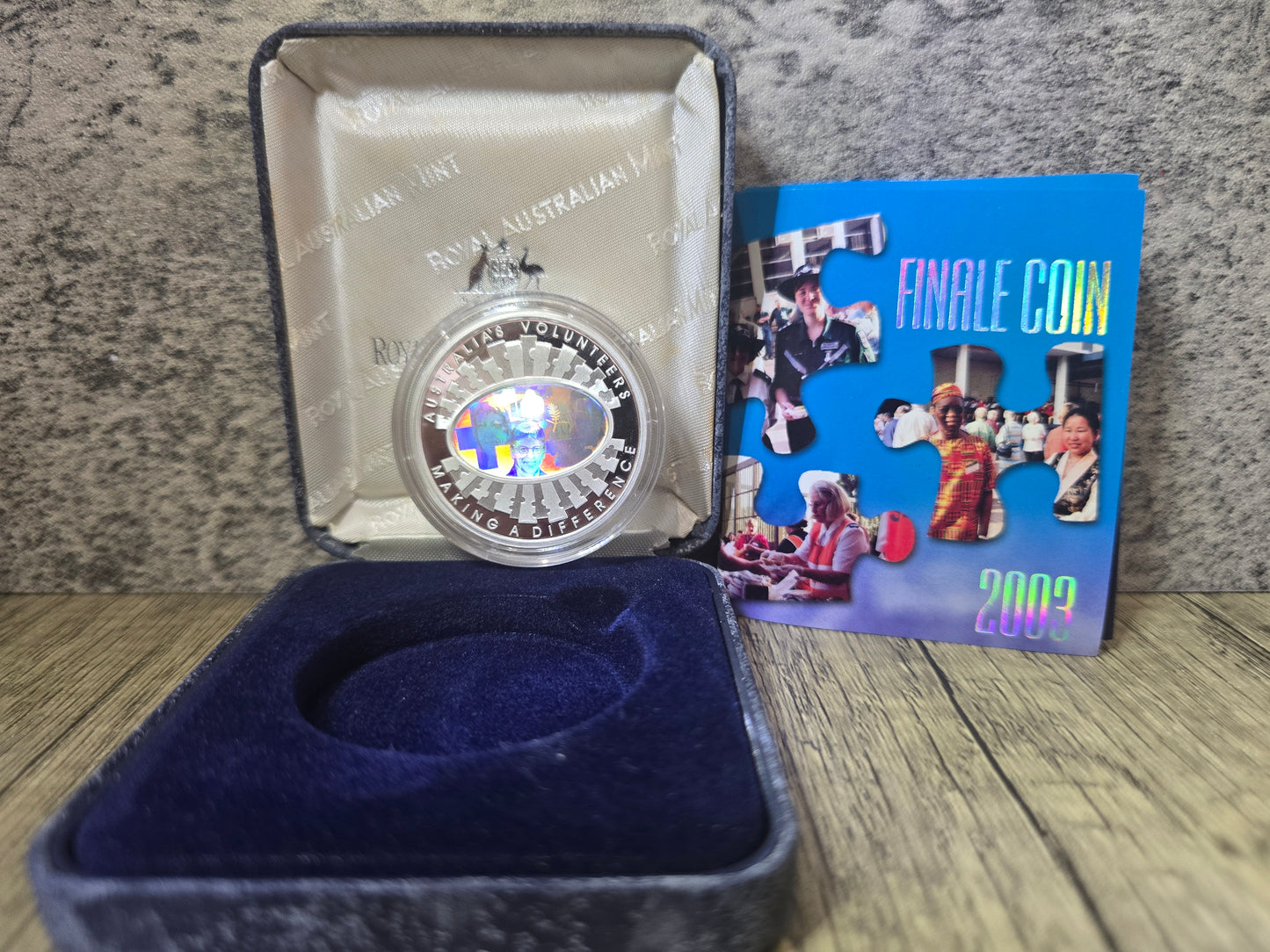 Volunteers 1oz Finale Hologram Coin 2003