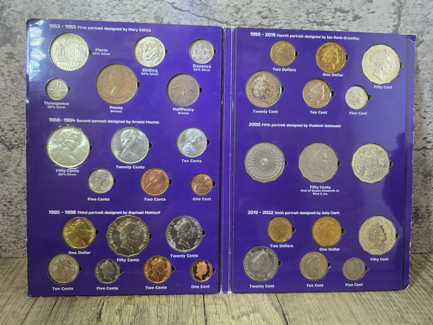 Queen Elizabeth II effigys folder