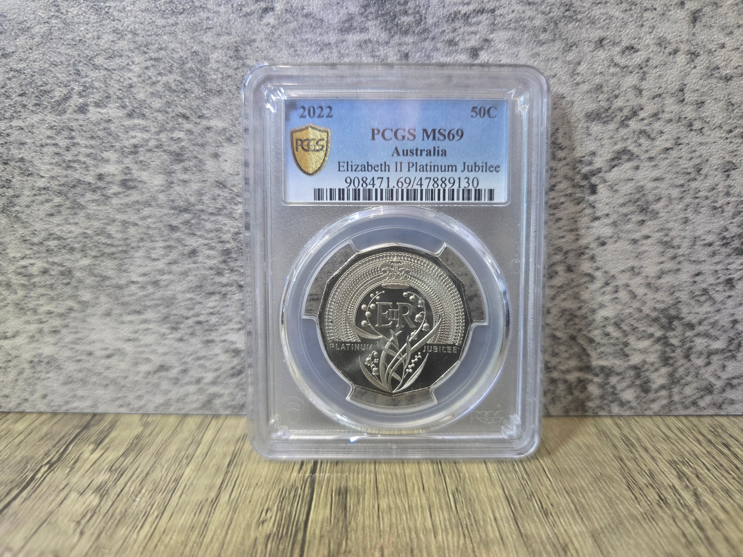 Platnium Jubilee 50c 2022 MS69