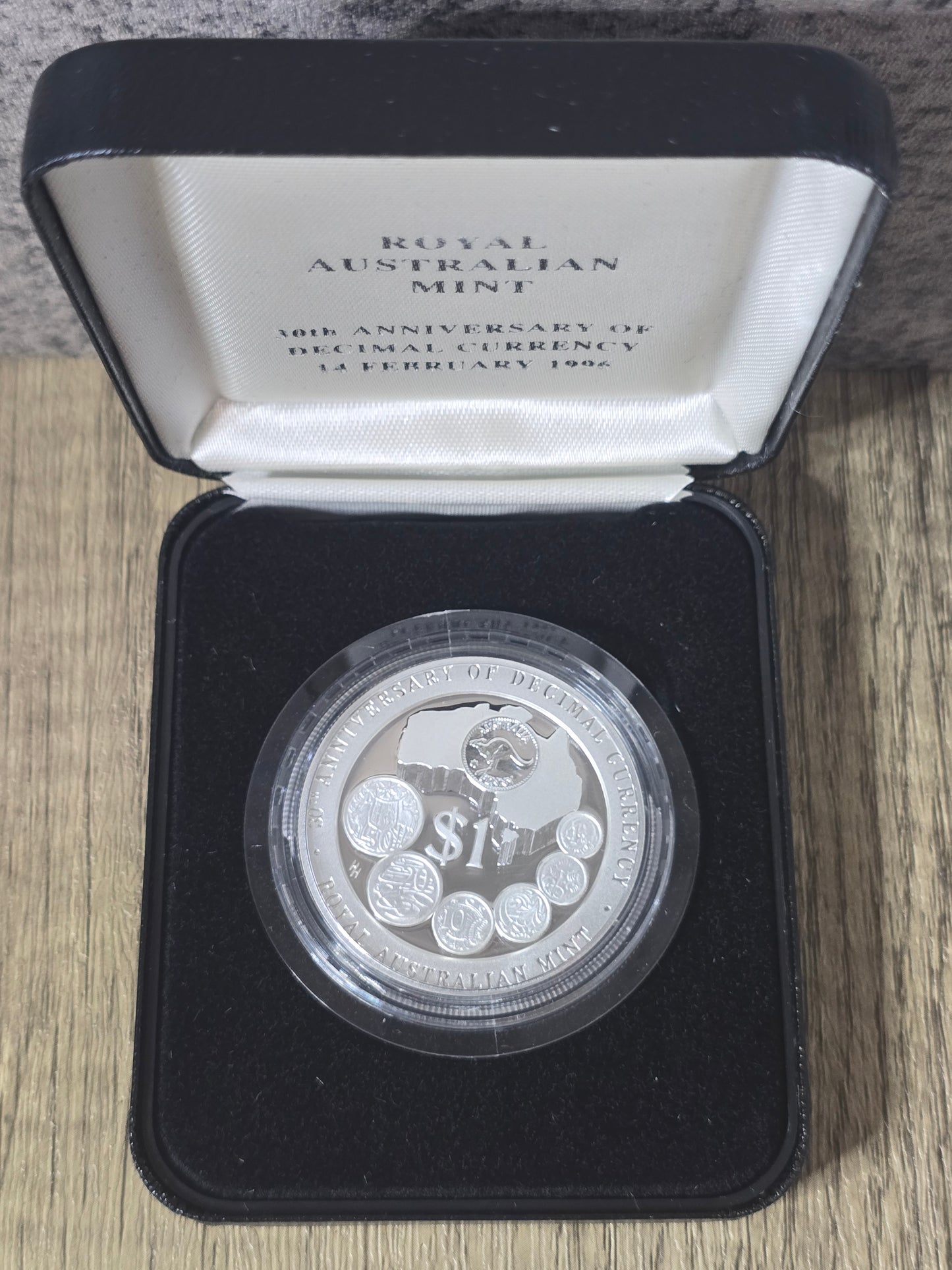 Decimal Changeover 30th anniversary 1oz 1996