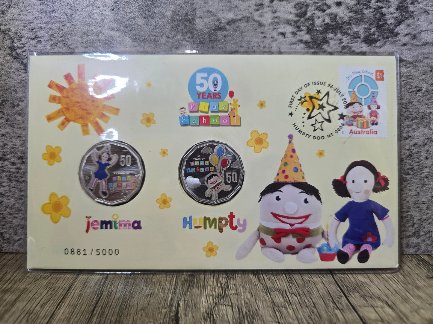 PlaySchool Jemima + Humpty 50c PNC Set 2016