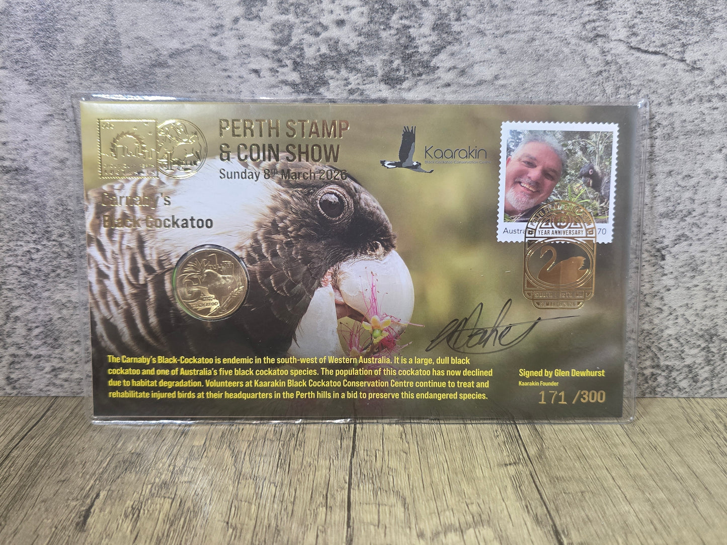 Perth Stamp and Coin Show 2026 PNC Set (Matching Numbered, Set of 4)