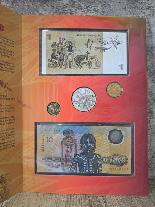 Indigenous Australia Coin and Banknote portfolio (Silver 1oz edition)