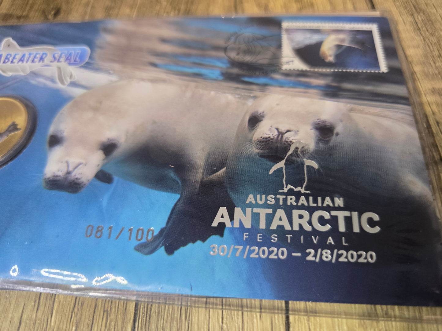 Australian Antarctic Festival 2020 Silver OVP PNC Set (3 PNCs)