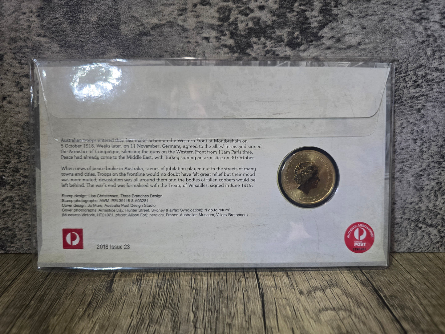Welcome Home Armistice Centenary of WW1 $1 ANDA Sydney PNC 2018