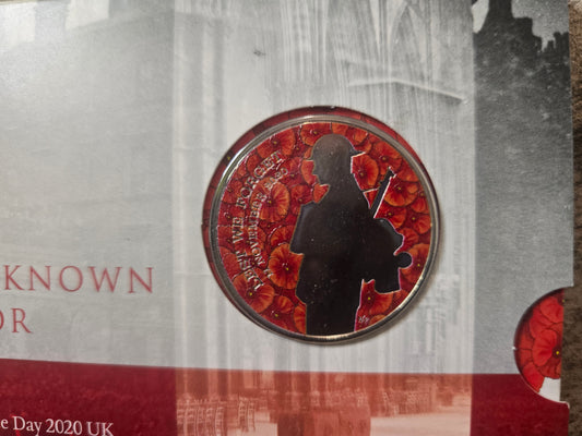 The Unknown Warrior UK Royal Mint, £5 BU, 2020