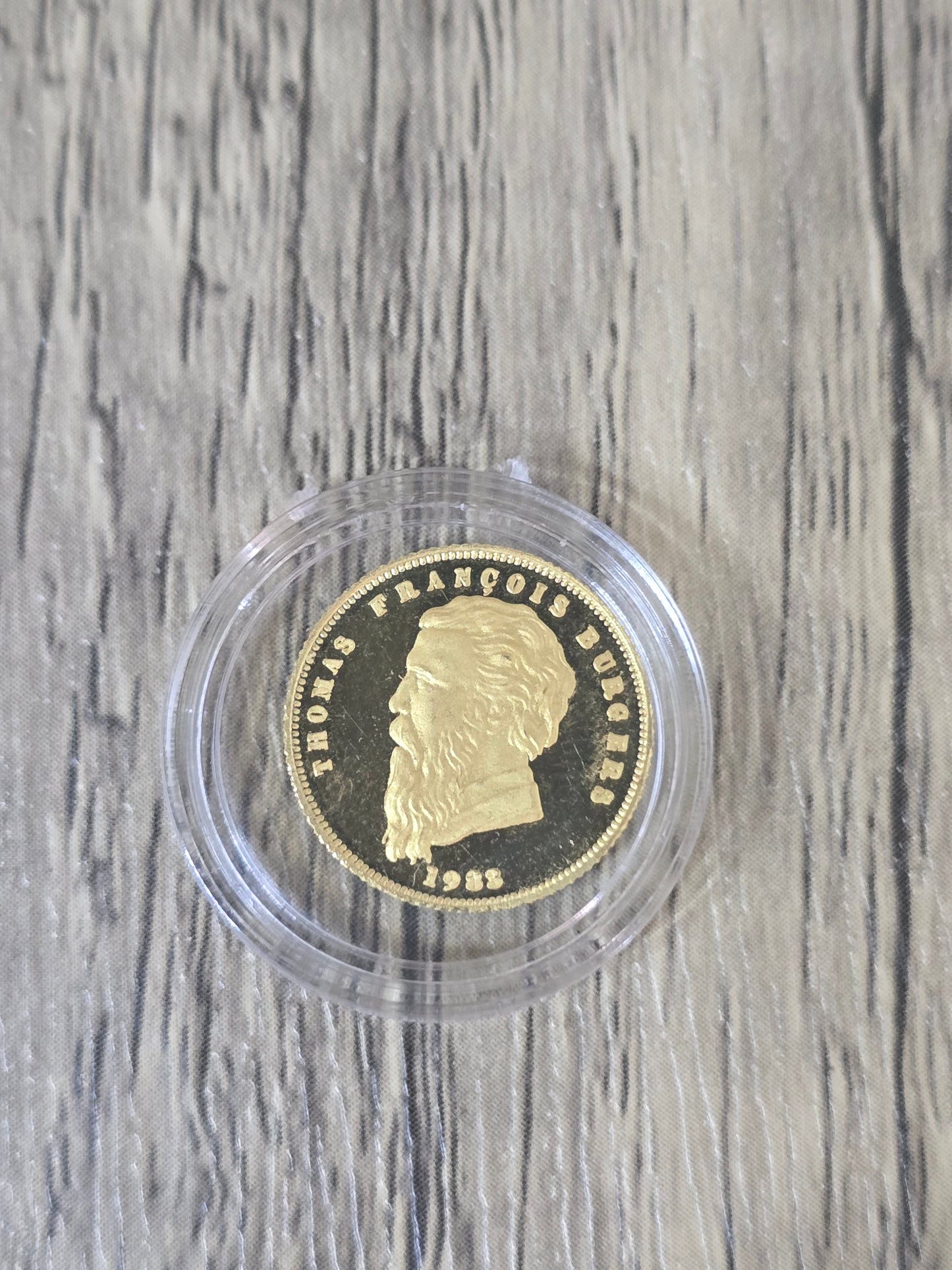 1983 South Afrika Republika Gold Proof Burgers Pond (Restrike)