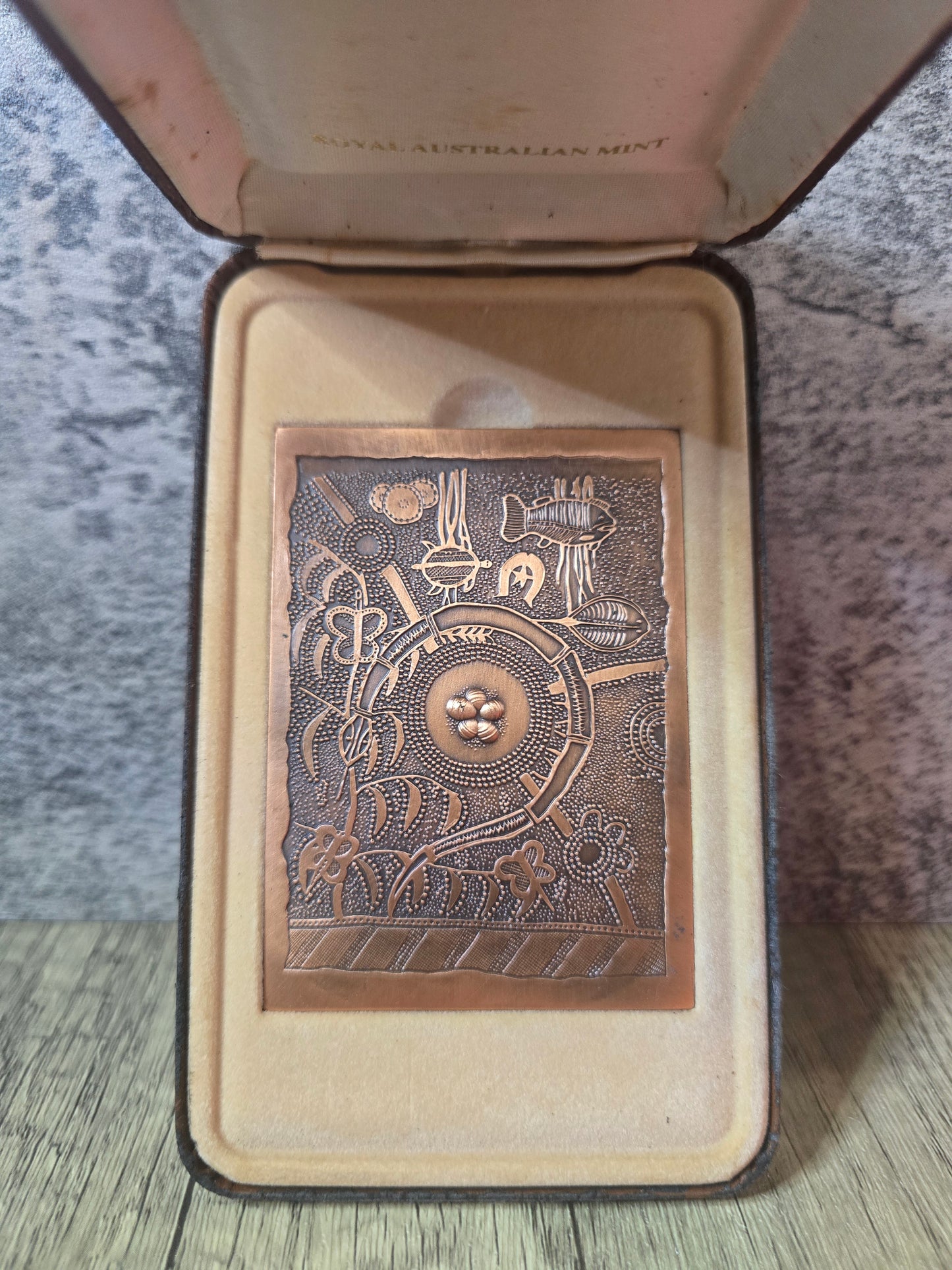 1993 International Year of the Indigenous People 167g Copper Plate