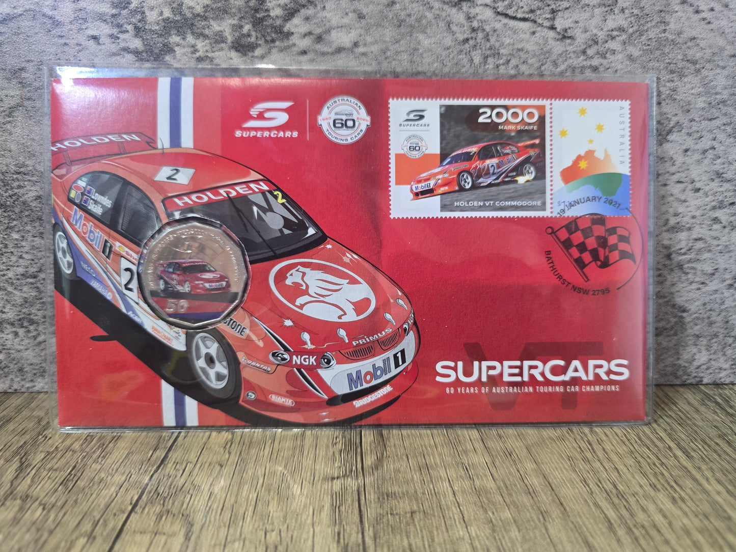 Supercars Mark Scaife/Craig Lowdes 50c PNC 2020
