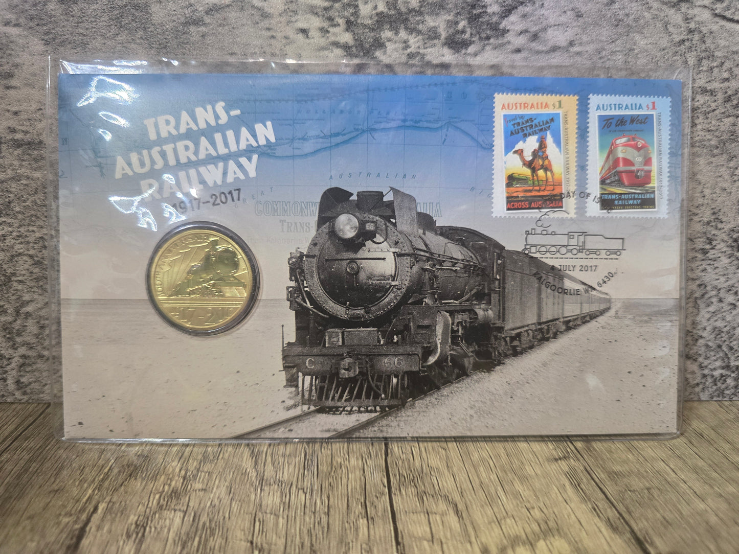 Trans-Australian Railway $1 (PM) PNC