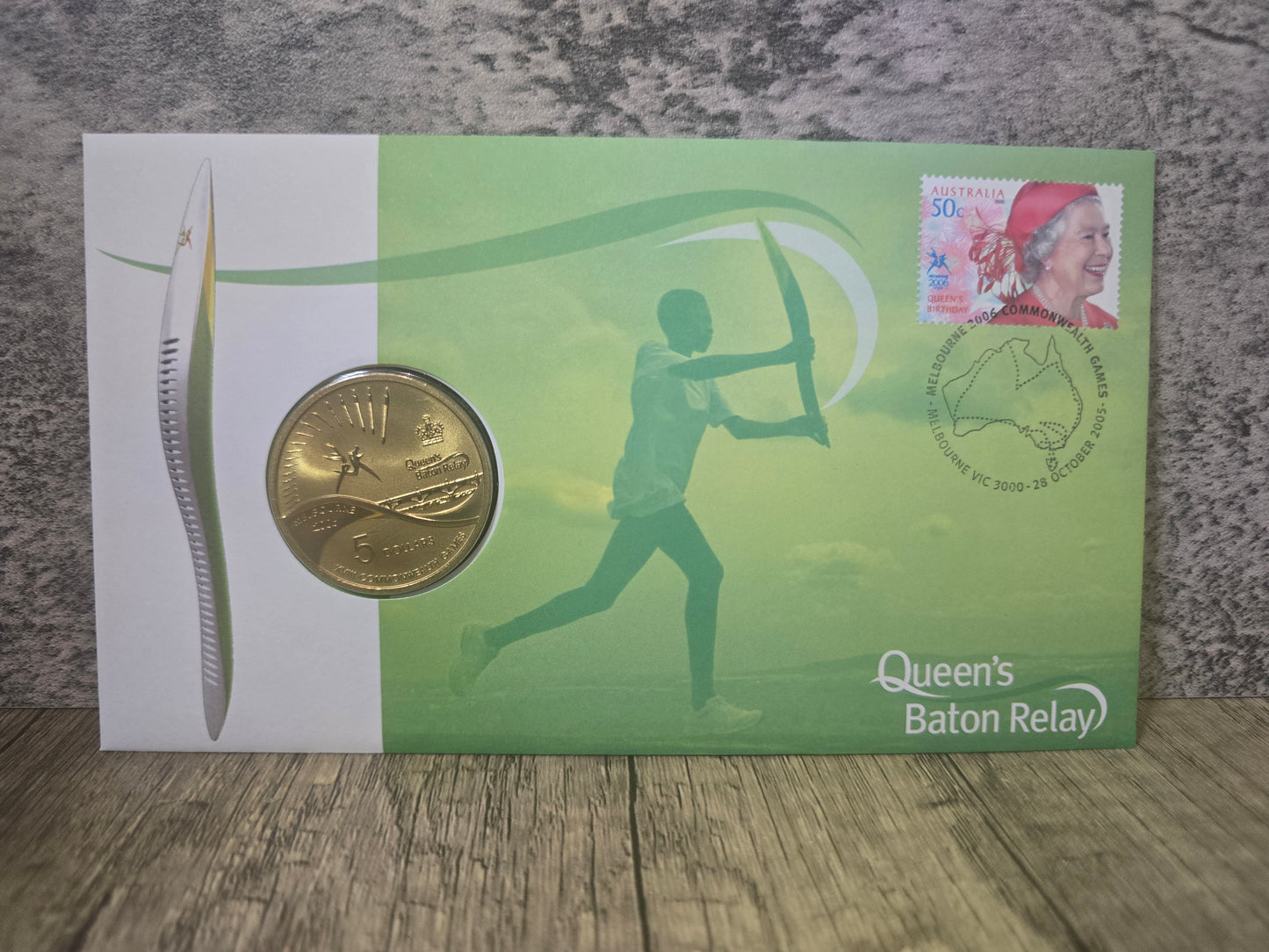 Queens Baton Relay $5 Melbourne Games 2006 PNC