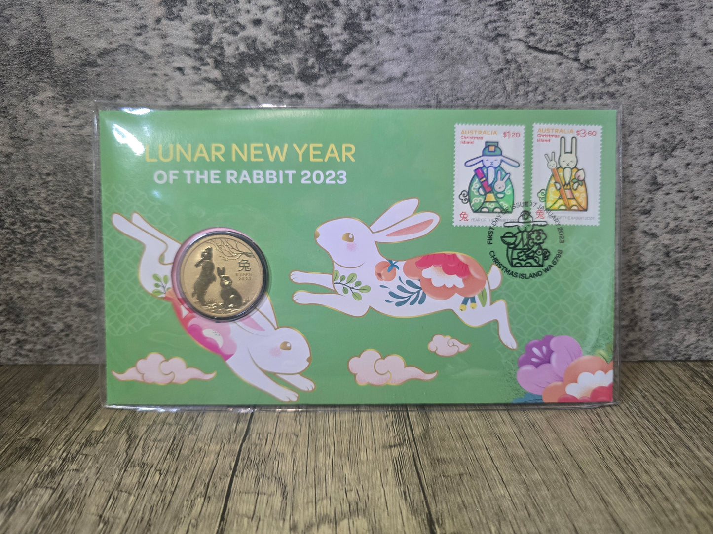 Lunar Rabbit $1 Perth Mint PNC 2023