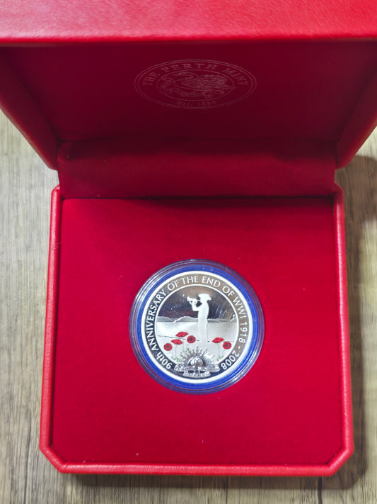 90th Anniversary of WW1 1oz Proof 2008