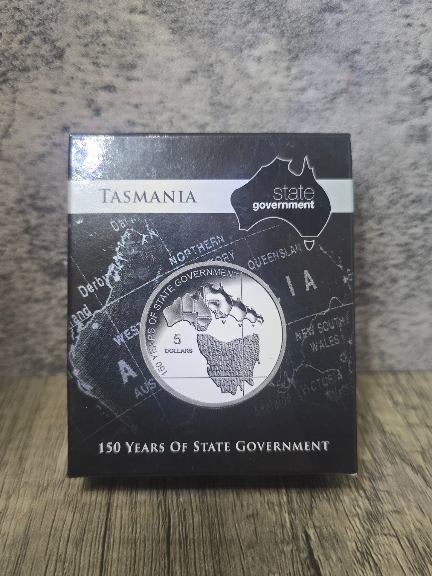 Tasmania 150years of State Government $5 Silver Proof 2006