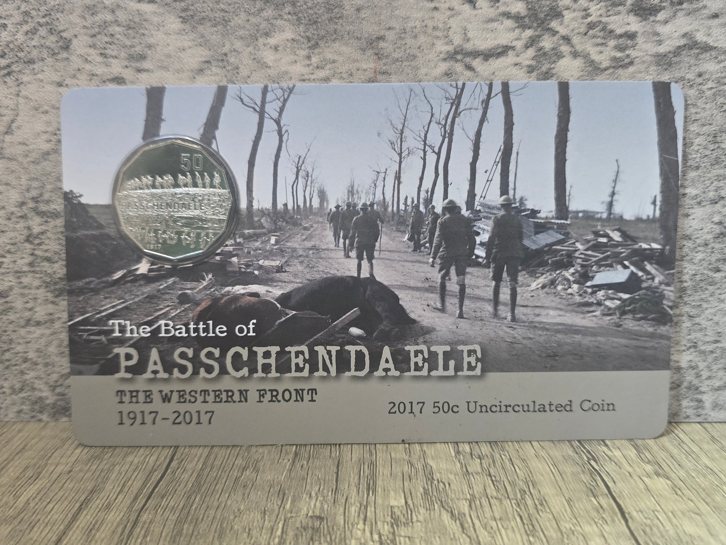 The Battle of Passchendale, Western Front 50c 2017