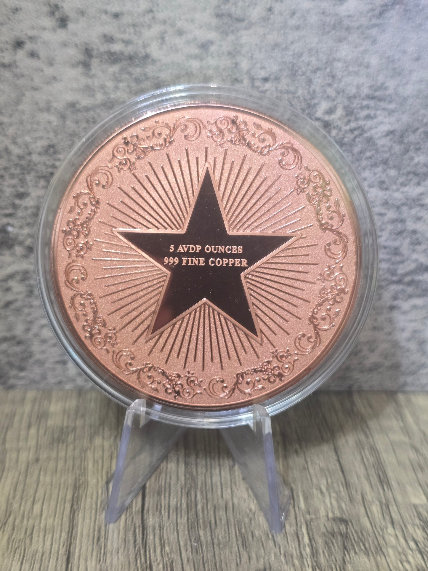 Dragon v White Tiger Battle 5oz Copper