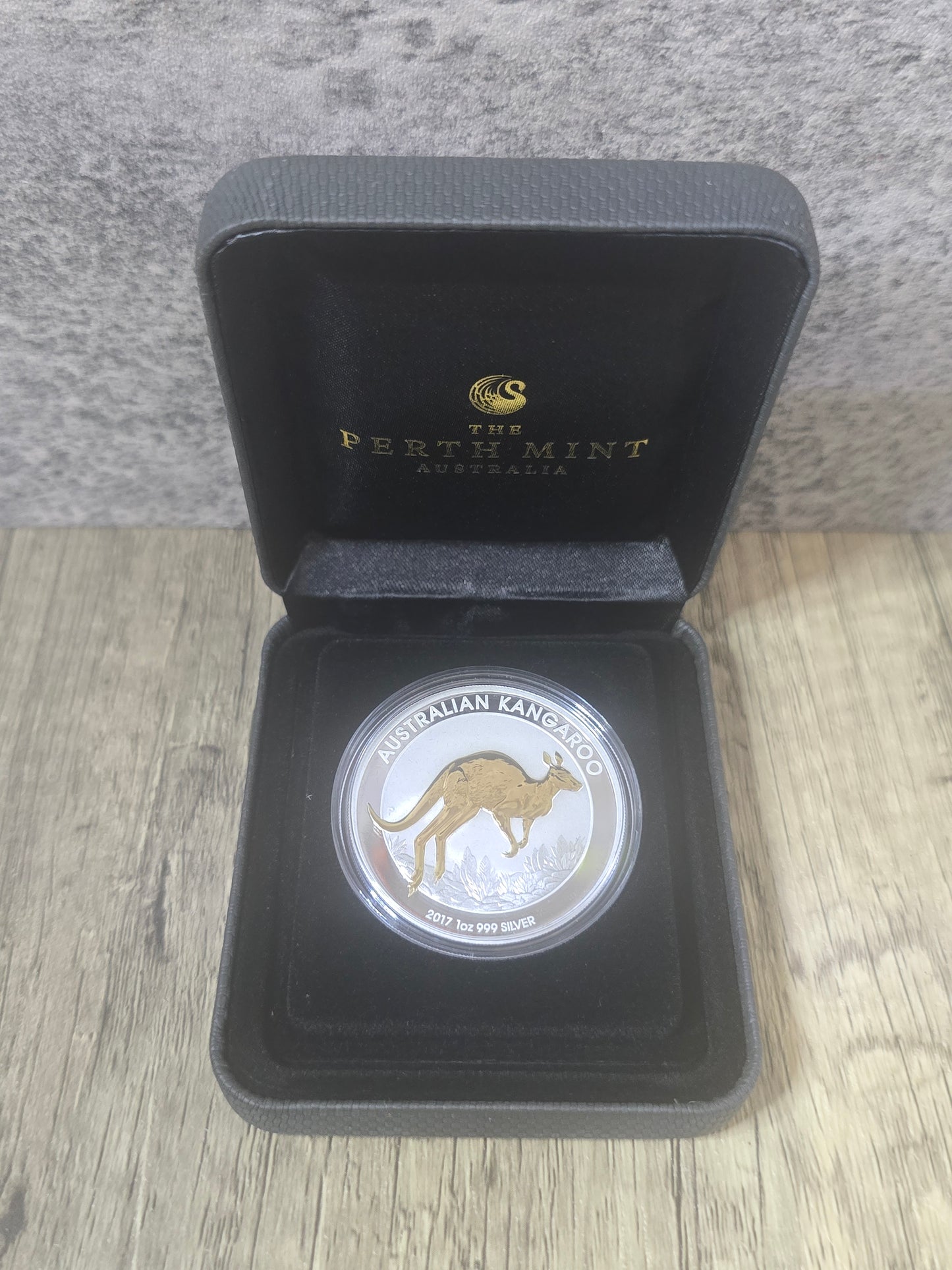 2017 Gilded Kangaroo 1oz proof