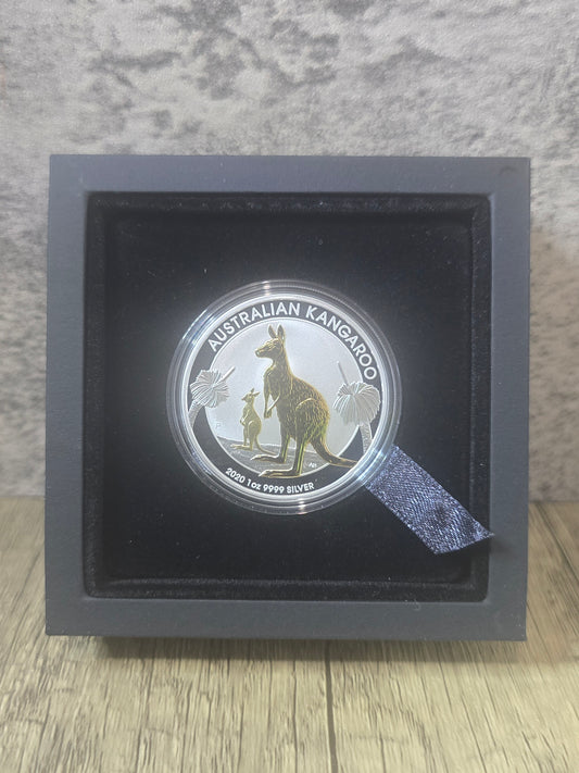 2020 Gilded Kangaroo 1oz proof