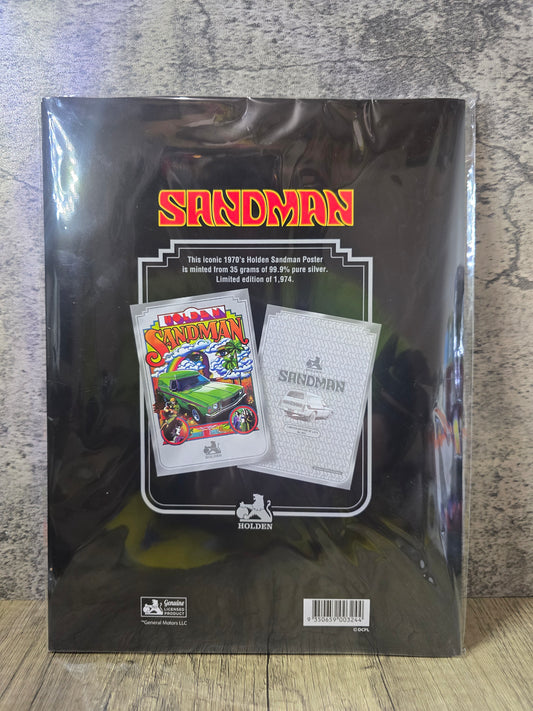 Holden Sandman Silver Foil 35g Poster