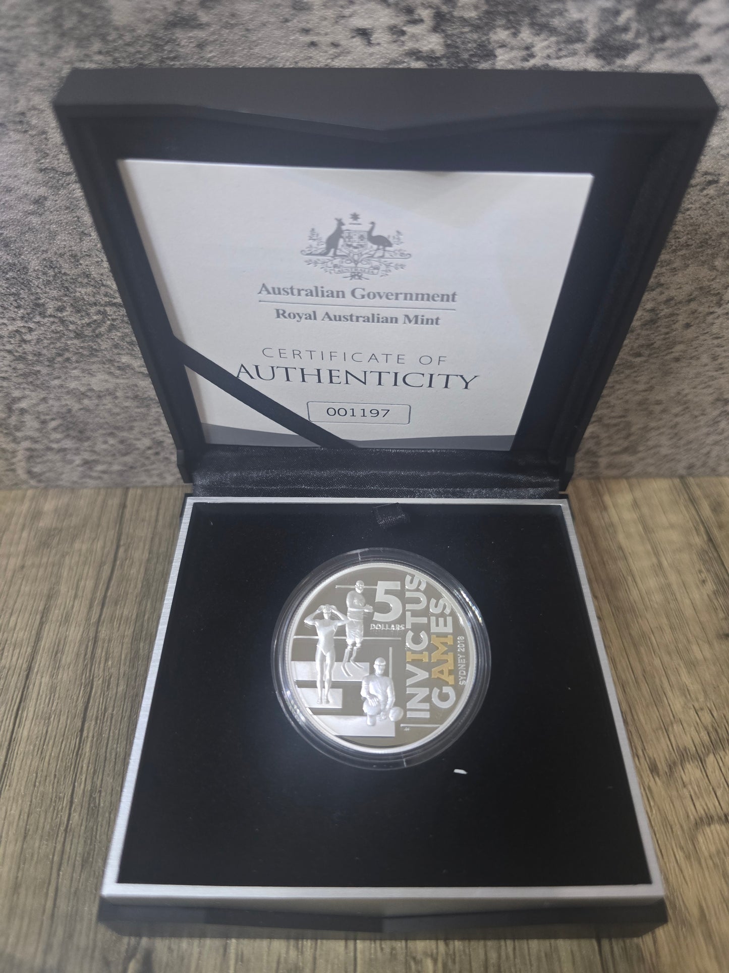 Invictus Games, For Our Wounded Warriors 1oz 2018