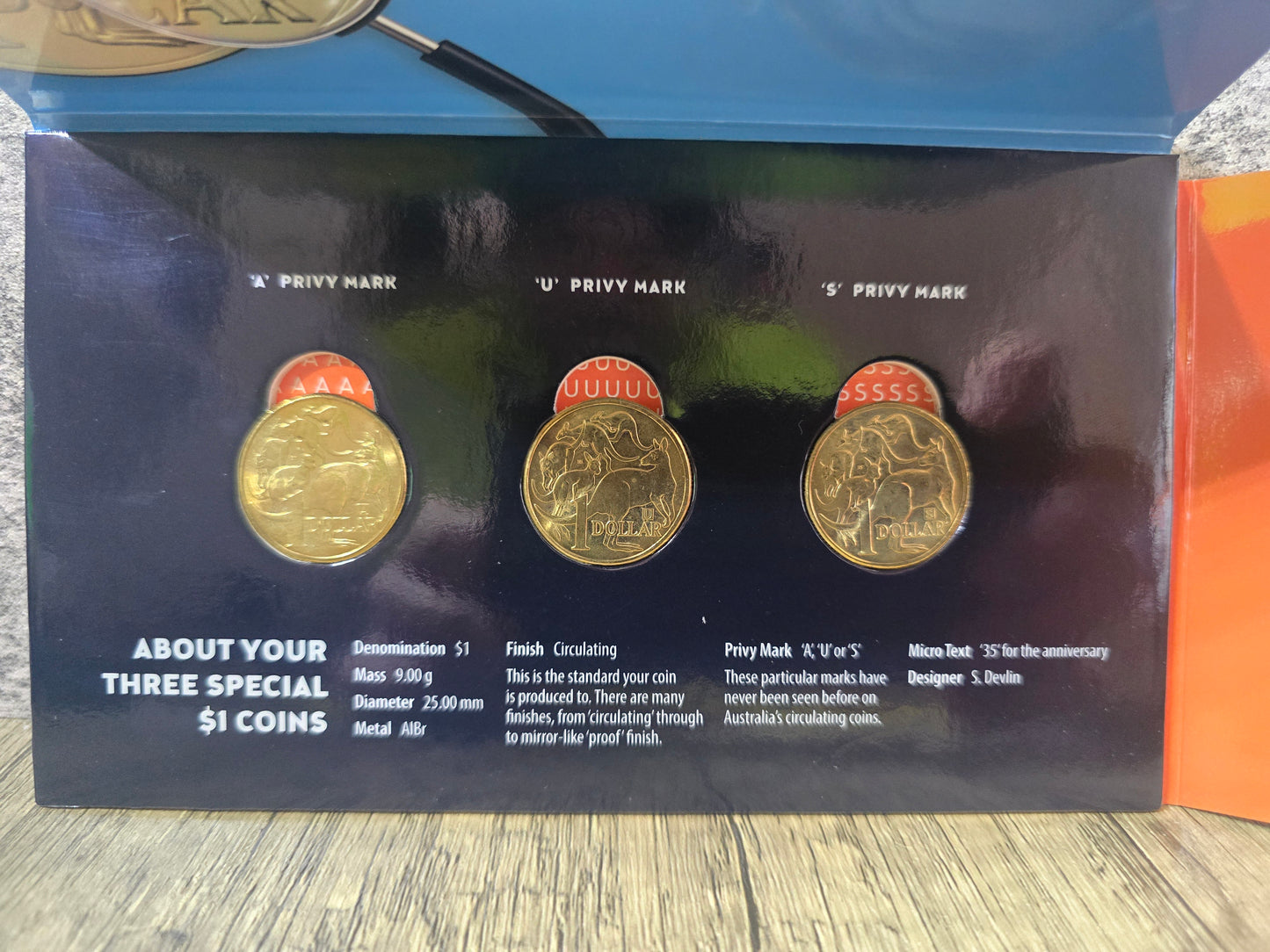 Dollar Discovery (A, U, S) 35th $1 Anniversary