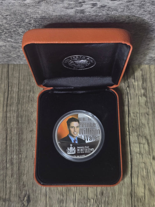 Prince William 21st Birthday 1oz Proof 2003
