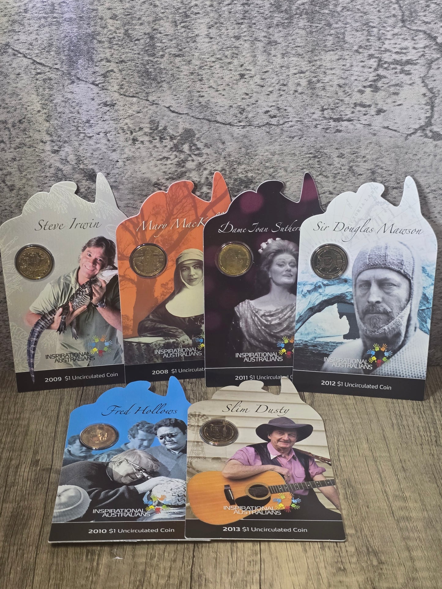 Inspirational Australians $1 (Set of 6)