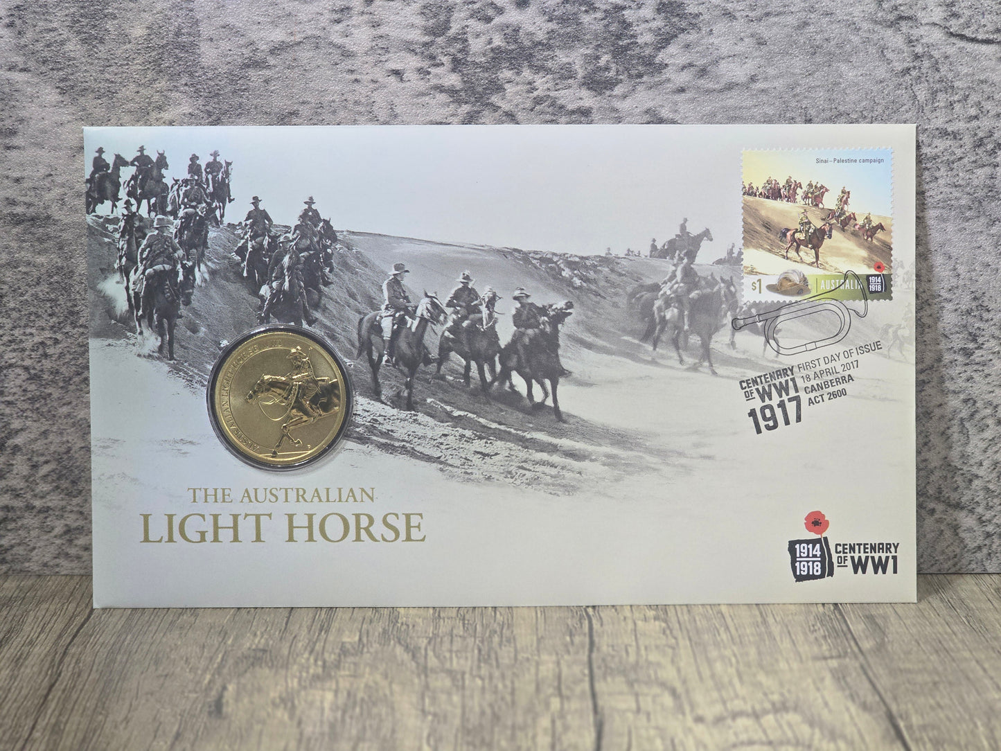 Lighthorse WW1 $1 PNC 2017