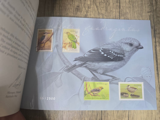 Australian Birds: A Portrait in Stamps, Prestige Stamp Booklet, Unused 2013