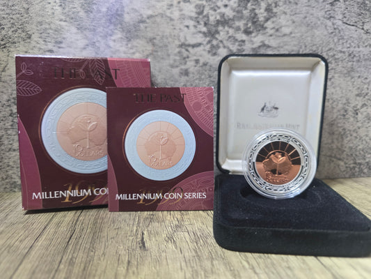 Millennium $10 Proof Series: Past, Present, Future, 2001
