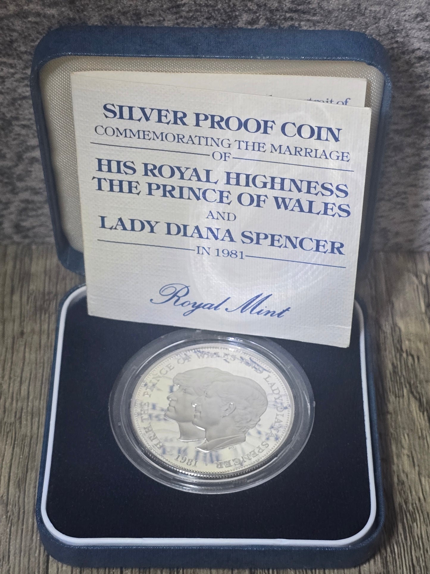 1981 Charles/Diana Silver Proof, 28.28g, .925%Ag