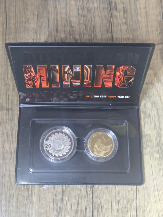 2013 Australian Mining Proof 2-coin