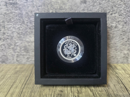 Australia Silver Proof Sovereign 2026, 100 privy
