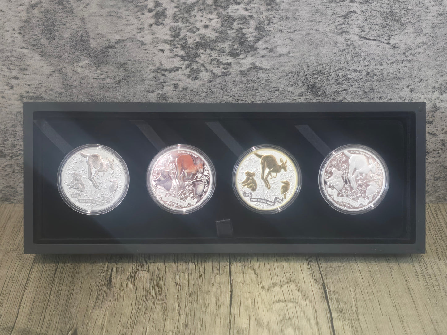 Perth Mint 125th Anniversary P-125 Type Proof Set 4x1oz