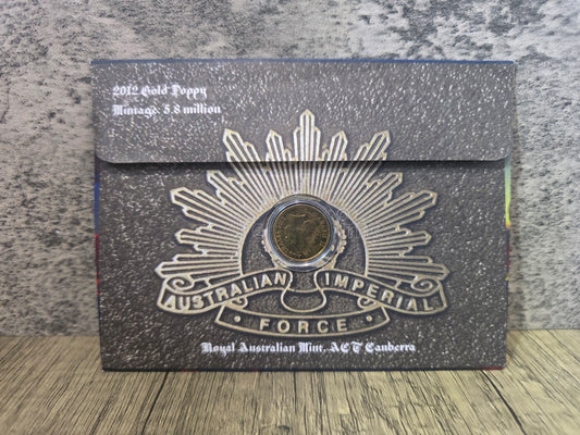 Gold Poppy $2 Remembrance, 2012 (custom cover)
