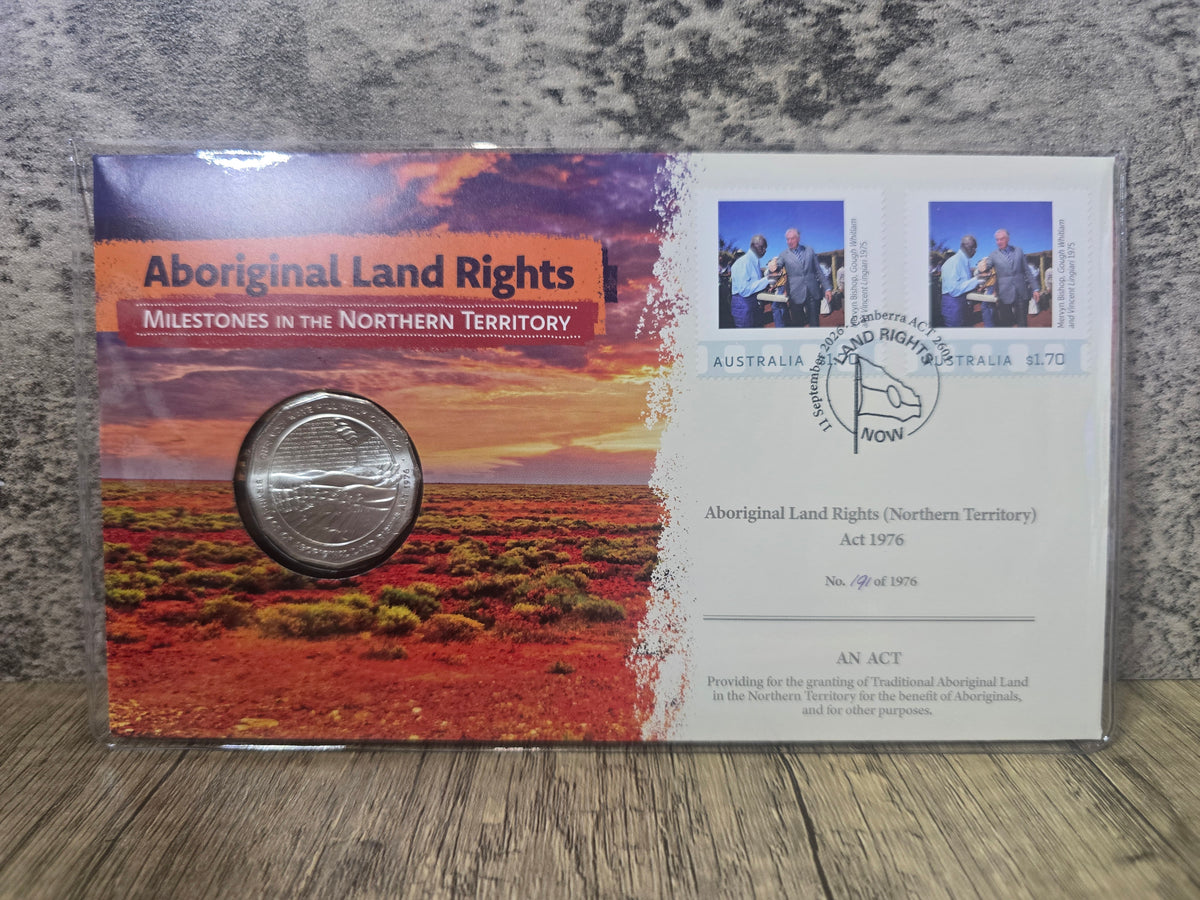Aboriginal Land Rights, Wave Hill Walk 50c pnc, 2026