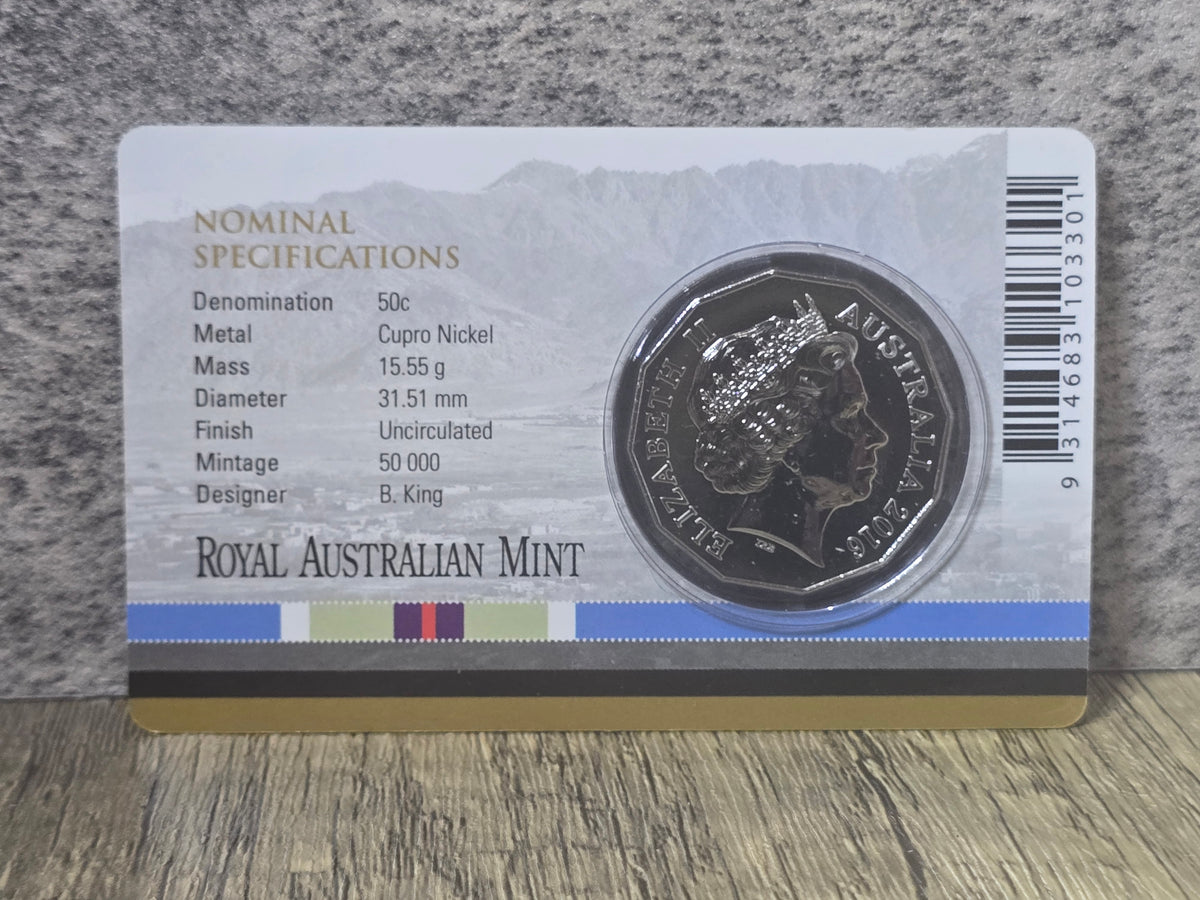Afghanistan 50c 2016