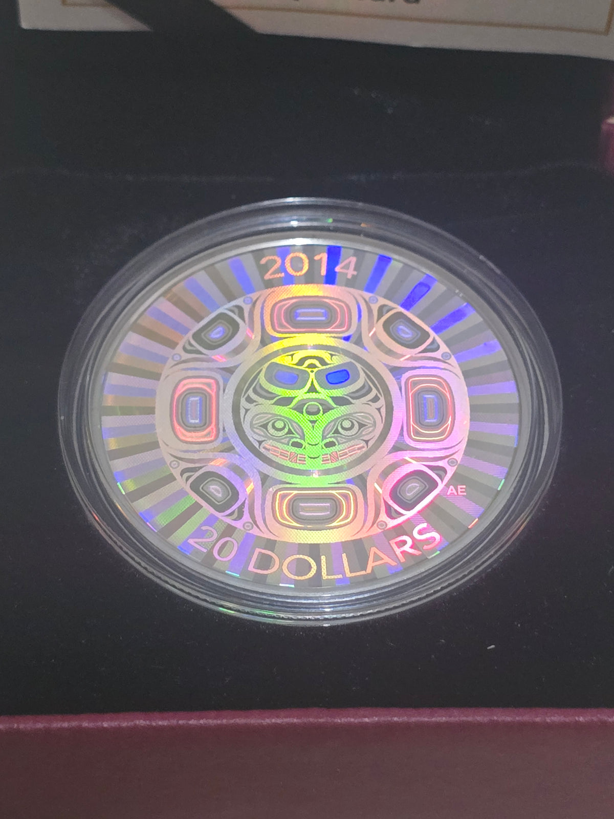 Interconnections, Sea - The Orca Hologram 1oz Canada 2014
