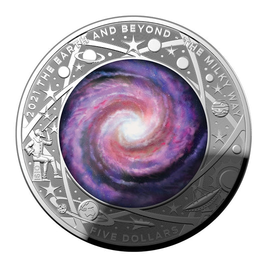 Milky Way $5 Domed 2021