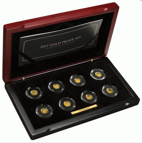 2012 Mini-Money Gold Proof Currency Set